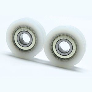 12x44.2x12.3mm 6201zz mang với Nhựa Nylon pa6 lớp phủ ròng rọc bánh xe 6201 cửa trượt và cửa sổ ròng rọc - Product Image 5