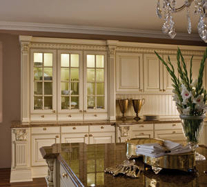 Mobili da Cucina Cinesi, Armadietti con Design a Porta Rialzata, Set Completo Pronto da Montare, Armadietti Modulari di Lusso in Legno Massello - Product Image 6