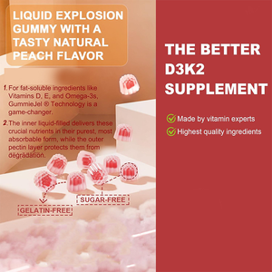 Vegan Vitamin D3 + K2 bổ sung canxi và magiê không đường cho phụ nữ mang thai - Product Image 2