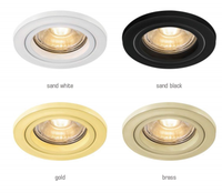 Plafonnier gu10 feu évalué downlight IP65 gu10 projecteur raccords downlight led gu10 cadre