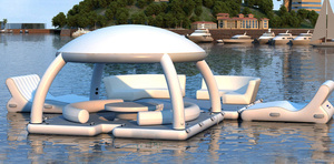 Plataforma Flotante inflable, <span class=keywords><strong>isla</strong></span> flotante, plataforma de ocio acuático, nuevo estilo, 2022 - Product Image 5