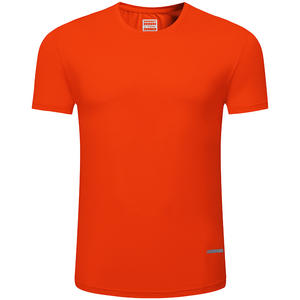 Camiseta Deportiva Personalizada de Secado Rápido para Hombre, Tejida, Ajustada, de Manga Corta para Correr y Entrenar - Product Image 4