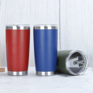 Oferta Especial: Vaso Térmico de Doble Pared de 20oz y 30oz, Personalizable, para Café, con Tapa y Pajita, Ideal para Coche - Product Image 5