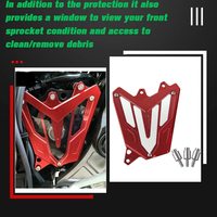 XXUN Moto Accessoires CNC Avant En Aluminium Pignon Chaîne Garde Couverture pour Yamaha MT07 MT 07 MT-07 Tracer 2013-2021