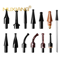 MUXIANG Accessoires de bricolage pour fumeurs 30 styles de tiges de tuyau en forme de cône en acrylique de 9mm avec embouts de tabac pour filtres à fumer