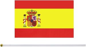 Bandera de España para Agitar con <span class=keywords><strong>la</strong></span> Mano, 11.8*7.8 Pulgadas, 20 Piezas, Bandera Deportiva para Eventos de Fútbol de <span class=keywords><strong>la</strong></span> <span class=keywords><strong>Liga</strong></span> - Product Image 5