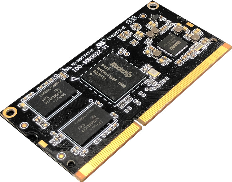 IDO-SOM3022-D1E8-C Rockchip PX30 CPU Quad-Core 64-Bit ที่แข็งแกร่งเป็นพิเศษพร้อมกับระบบ Android/Linux