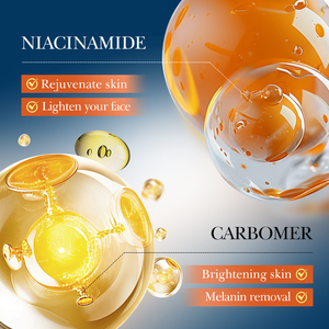 Kit de Voyage Compact Vitamine C pour Soins de la Peau : Nettoyant, Tonique, Sérum et Crème Éclaircissants et Hydratants pour Tous Types de Peau - Product Image 3