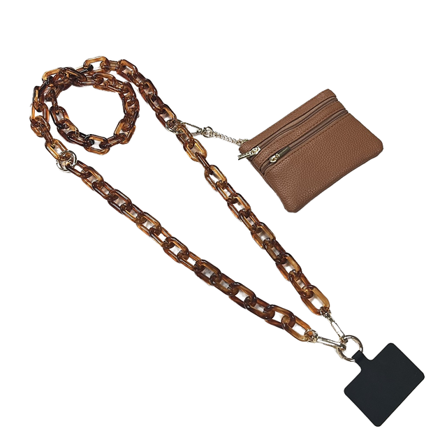 2026 Fashion Acrylic Lanyard Crossbody Phone Chain Keychain 120cm Mobile Phone Shoulder Strap for Women Men