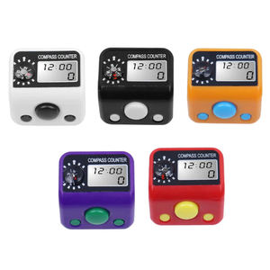 Boussole électrique, compteur <span class=keywords><strong>de</strong></span> <span class=keywords><strong>doigts</strong></span> LED, réinitialisable, 5 chiffres, écran LCD, compteur <span class=keywords><strong>de</strong></span> tasbih, anneaux intelligents numériques pour <span class=keywords><strong>la</strong></span> prière islamique - Product Image 1