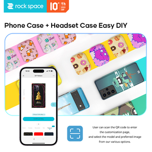 Rock Space-impresora de sublimación, funda de teléfono personalizada para imprimir - Product Image 2