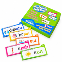 Livres à feuilles mobiles de lecture, Livres à feuilles mobiles pour lire et réciter, Livres à feuilles mobiles sur les familles de mots, Cartes flash, Cartes de vocabulaire anglais, Lecture éducative