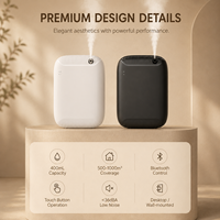 Diffuseur d'arômes sans eau pour usage commercial, 400 ml, écran LCD, sans fil, tactile, mural, désodorisant pour bureau