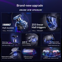 Yuyou Zhuifeng 2 Gamepad Kompatibel untuk PC Android IOS Melalui Bluetooth Dukungan Multi-platform Pencahayaan Cerah Bahan ABS