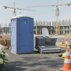 Inodoro Móvil con Estructura de Acero HDPE, Moderno, Plegable, Portátil, para Uso en Exteriores, Alquiler de Contenedores para Escuelas y Parques - Product Image 1