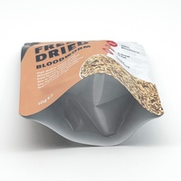 Pochette refermable recyclable personnalisée sur support sacs d'emballage alimentaire impression numérique fermeture éclair en aluminium plastique mylar pour aliments pour animaux de compagnie