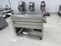 Machine commerciale automatique de lavage et de pelage de pommes de terre, patates douces, taro, gingembre, radis, racine de lotus - 500-1000W