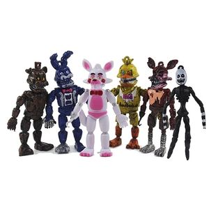 Figurines d'action anime <span class=keywords><strong>Five</strong></span> <span class=keywords><strong>Nights</strong></span> at Freddy's, Bonnie, Foxy, Freddy, édition Nightmare, figurine en PVC, jouet, <span class=keywords><strong>jeux</strong></span> vidéo - Product Image 2