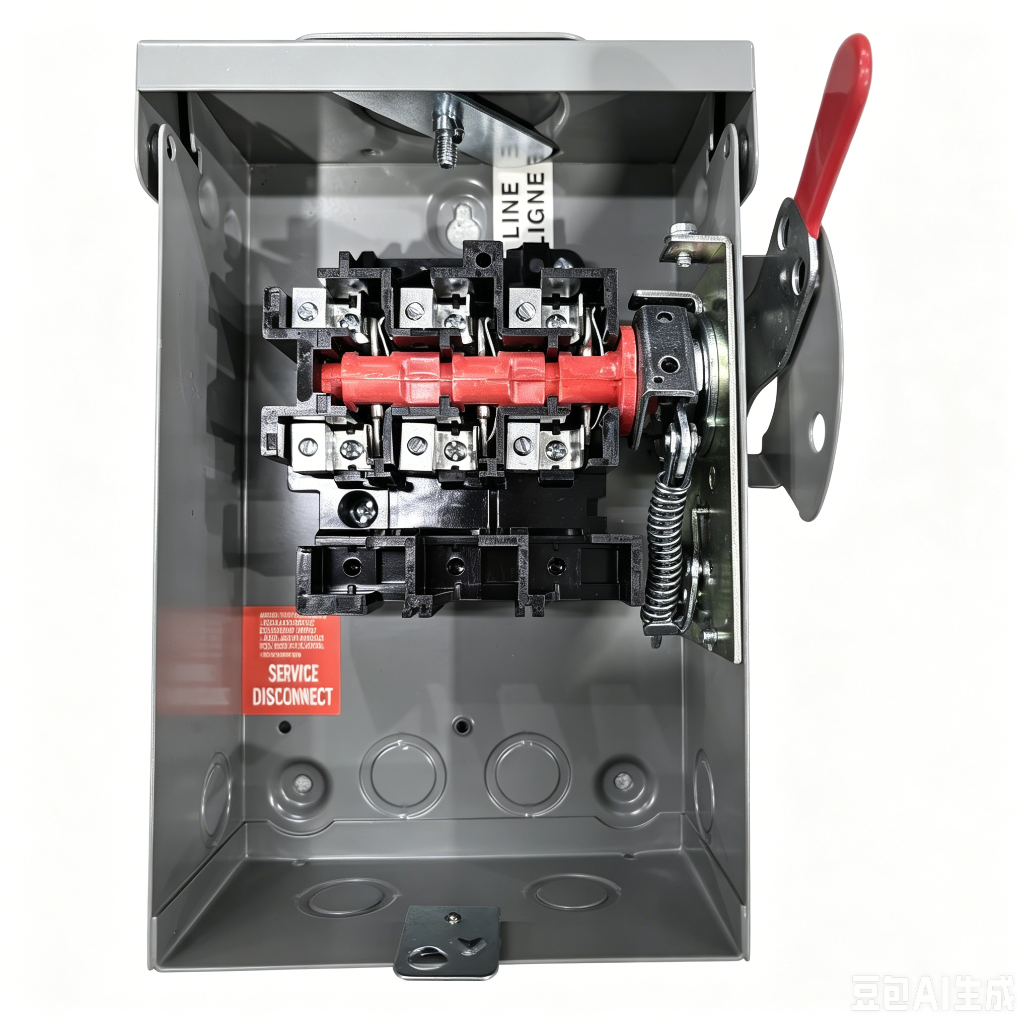 NEMA 3R 30 Amp <strong>3</strong> Pole Non-Fusible Outdoor Safety <strong>Switch</strong> <strong>3</strong> <strong>Phase</strong> AC Disconnect <strong>Switch</strong> <strong>Isolator</strong> <strong>Switch</strong>