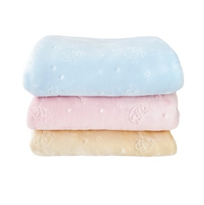 新着2024ベビーショールと毛布卸売カスタム受信毛布新生児ミンキーベビーブランケット - Product Image 1