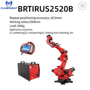 CLAWROBOT Heavy Duty 6-Axis Industrial Robot 200kg Capacity 2637mm Working Radius For Loading Unloading <b>Palletizing</b> - Product Image 3
