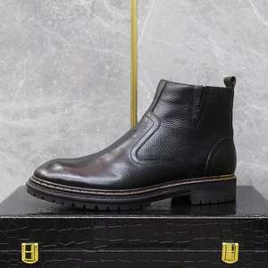 Botas Chelsea de Cuero Personalizadas de Alta Gama, Modelo 2025, con Parte Superior de Cuero hasta el Tobillo, para la Temporada de Invierno - Product Image 4
