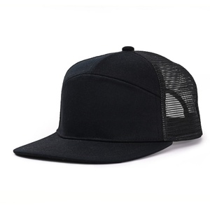 Custom Cotton Snapback Hat Blank Flat Brim Baseball <b>Cap</b> Adjustable Mesh Back <b>Trucker</b> Hats <b>for</b> <b>Men</b> Women Wholesale Bulk <b>Caps</b> - Product Image 5