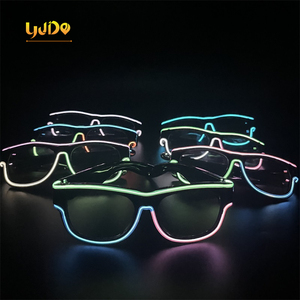 Plat au Lithium batterie néon Bachelorette lueur jouets accessoires pour enfants décor anniversaire Led lunettes fête - Product Image 5