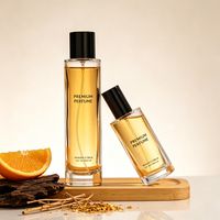 Flacon de parfum en verre rose clair, nouveau design, 50 ml, 100 ml, avec bouchon pompe et couvercle, pour échantillons de parfum féminin, emballage cosmétique