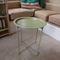 Table basse ronde simple pour salon, décoration d'intérieur, table d'appoint, prix avantageux, fabrication en usine