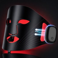 Masque facial LED sans fil rechargeable en silicone EYCO avec 3 couleurs pour le raffermissement de la peau, l'élimination des rides et l'anti-âge