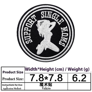 Lustige Taktische Gestickte Klett-Patches Coole Abzeichen Aufkleber Stoffbänder für Kleidung Rucksäcke Westen Mützen Jacken - Product Image 6