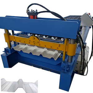 High Quality Metal Building Panel Trapezoidal Sheet Roll Forming Metal <strong>Roof</strong> <strong>Making</strong> <strong>Machine</strong> - Product Image 1