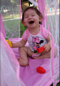 Tente <span class=keywords><strong>de</strong></span> jeu portable pliable pour enfants, château <span class=keywords><strong>de</strong></span> princesse, design <span class=keywords><strong>de</strong></span> rideau en maille rose adorable 2023 - Product Image 3