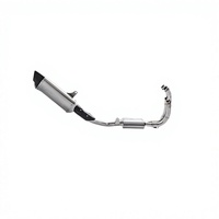 NOUVEAU Système d'échappement complet en fibre de carbone pour Ninja 650 Z650, silencieux avec DB Killer, tuyau de raccordement avant-moyen, côté droit