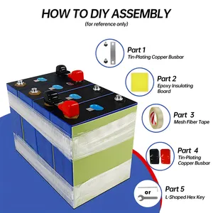 Eve 304ah 3.2v Lifepo4 pil hücresi prizmatik sınıf bir Lf304 Lfp Akku Lipo4 ab abd stok depo lityum iyon Ev güneş enerjisi