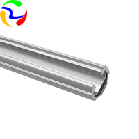 Raccords de tuyauterie maigres flexibles de profil de tuyau de fente en T en aluminium à haute pression personnalisable pour le système de support de tuyau de chaîne de montage d'usine