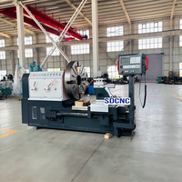 Tour CNC horizontal à banc plat robuste CK61125 avec affichage numérique (DRO) pour le tournage de brides Fanuc/GSK