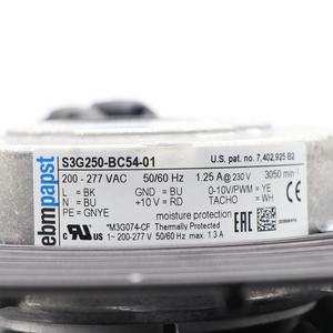 Ventilateur axial de refroidissement pour salle informatique et équipement d'impression ebmpapst S3G250-BC54-01 230V AC 170W 3050RPM à roulement à billes - Product Image 5