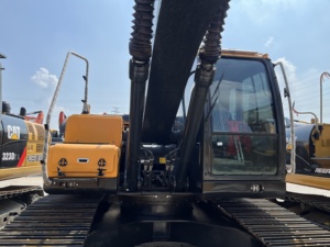 Excavadora de cadenas Hanix 225-9S amarilla, equipo de construcción hidráulico - Product Image 2