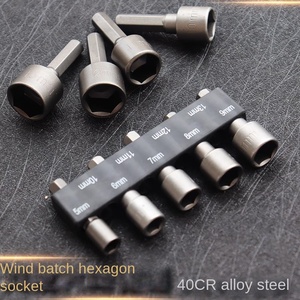 Cylinder Head Electric <b>Drill</b> Electric Screwdrsocket Screwdriver Set, Tool <b>Adapter</b>, Hexagonal Screw <b>Socket</b> Pneumatic Screwdriver - Product Image 3