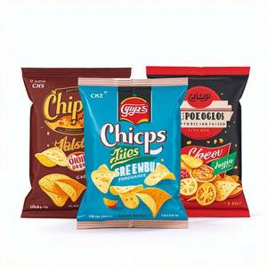 Custom Flat <b>Bag</b> Packaging for Dry Food Snacks and Pet Food Plastic Aluminium Foil for Crispy Fries and <b>Potato</b> Chips - Product Image 2