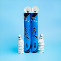 Volants de badminton TCX 9000 en plumes de canard bleues, ultra durables, pour un vol professionnel et directement de l'usine, pour l'entraînement des clubs de badminton