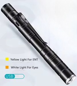 Mới nhất USB sạc bút y tế ánh sáng túi cho y tá kép ấm trắng ánh sáng LED Penlight cho sinh viên bác sĩ - Product Image 2