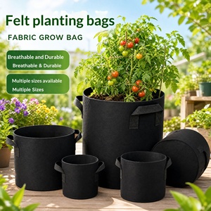 Thickened Non-Woven Fabric Planting <b>Bag</b> Breathable Biodegradable for Home Balcony Vegetable Gardens <b>Tree</b> Potato Planting Bucket - Product Image 1