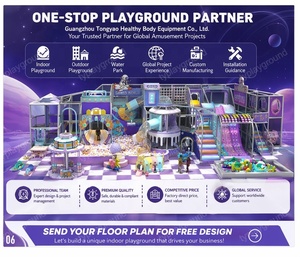 Easy Clean Food Grade PVC <b>Indoor</b> Playground with <b>Slide</b> for Preschool <b>Indoor</b> Playroom - Product Image 6