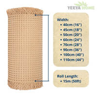 Rollo de Mimbre Natural Resistente y Duradero para Muebles y Sillas