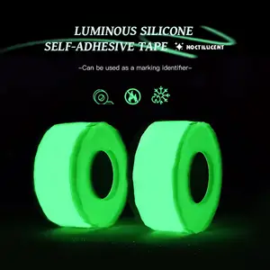 Cinta autoadhesiva de silicona autoadhesiva impermeable aislante personalizada Cinta de agarre de silicona fluorescente