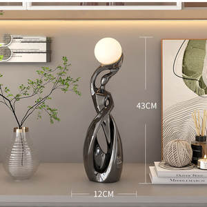 Simple, moderno, arte abstracto, luz nocturna, artesanías de resina, sala de estar, entrada, sensación Premium, lámpara de mesa, decoraciones para el hogar - Product Image 3