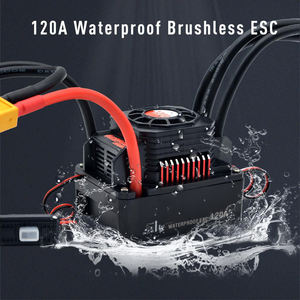 ESC bidirectionnel étanche sans balais en plastique 25A 35A 60A 150A pour robot, bateau, FPV, sèche-cheveux, grille-pain, ventilateur portable - Product Image 5